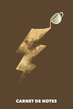 Paperback Carnet de Notes: La puissance du caf? A5 lign? - 120 pages pour amateurs de caf? (brun) [French] Book