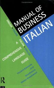 Paperback Manual of Business Italian: A Comprehensive Language Guide Book