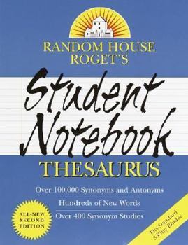 Paperback Random House Roget's Student Notebook Thesaurus: Second Edition Book