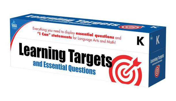 Cards Learning Targets and Essential Questions, Grade K Book