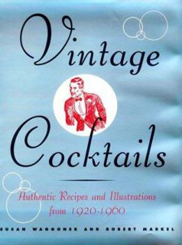 Hardcover Vintage Cocktails Book