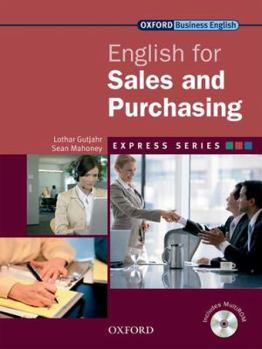 Paperback English for Sales & Purchasing [With CDROM] Book