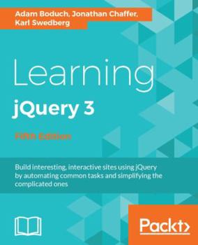Paperback Learning jQuery 3.x: Interactive front-end website development Book