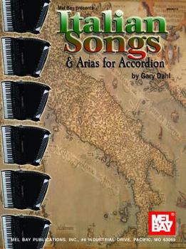 Paperback Italian Songs & Arias for Accordion Book