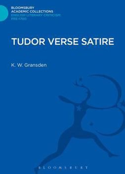 Hardcover Tudor Verse Satire Book
