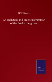 Hardcover An analytical and practical grammar of the English language Book