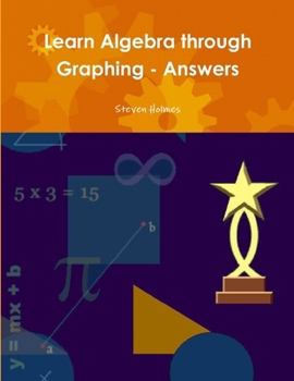 Paperback Learn Algebra through Graphing - Answers Book