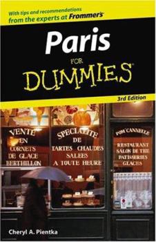 Paperback Paris For Dummies Book