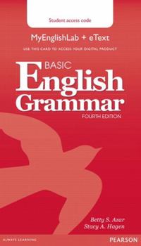 Basic English Grammar Mylab English & Etext Access Code Card