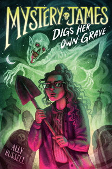 Hardcover Mystery James Digs Her Own Grave Book