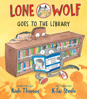Hardcover Lone Wolf Goes to the Library Book