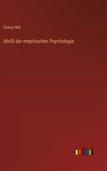 Hardcover Abriß der empirischen Psychologie [German] Book