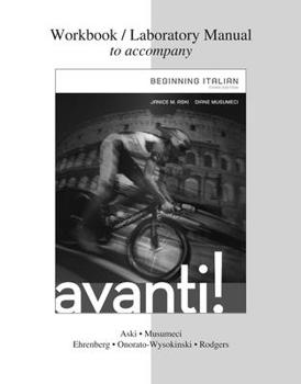 Paperback Workbook/Laboratory Manual for Avanti Book