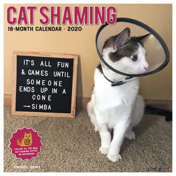 Calendar Cat Shaming 2020 Wall Calendar Book