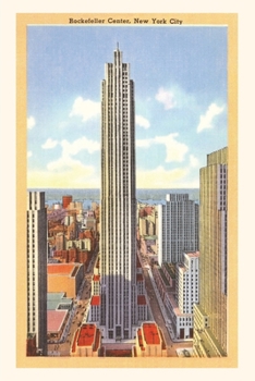 Paperback Vintage Journal Rockefeller Center, New York City Book