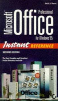 Paperback Microsoft Office Professional for Windows 95: Instant Reference Book