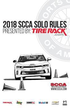 Paperback 2018 SCCA Solo Rules Book