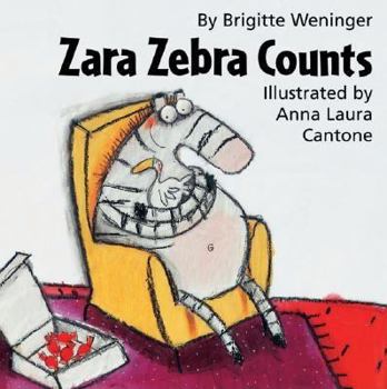 Hardcover Zara Zebra Counts Book