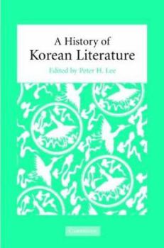 Hardcover A History of Korean Literature Book