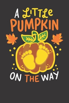 Paperback Notebook: Halloween Pregnancy Announcement Mom Baby Dot Grid 6x9 120 Pages Book