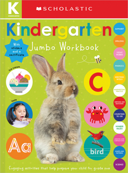 Paperback Kindergarten Jumbo Workbook: Scholastic Early Learners (Jumbo Workbook) Book