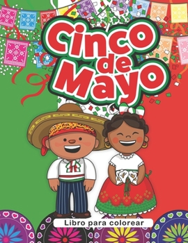 Paperback Cinco de Mayo: Libro para colorear [Spanish] Book