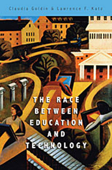 Paperback Race Between Education and Technology Book