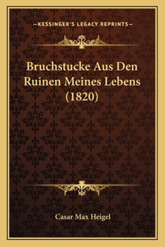 Paperback Bruchstucke Aus Den Ruinen Meines Lebens (1820) [German] Book