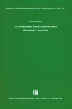 Paperback Der Mittelhochdeutsche Renaissancehumanismus: Nahrboden Der Fruhen Neuzeit [German] Book