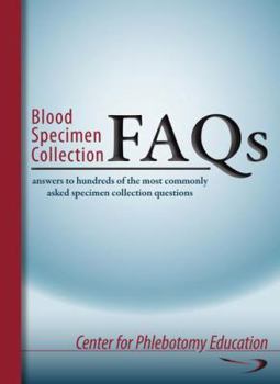 Paperback Blood Specimen Collection FAQs Book