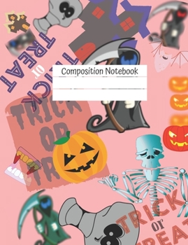 Composition Notebook: Halloween Cover Design, Blank Lined Journal for School, Students, Teachers, Journal Gift for Diary and Creative Writing (vol. 6)