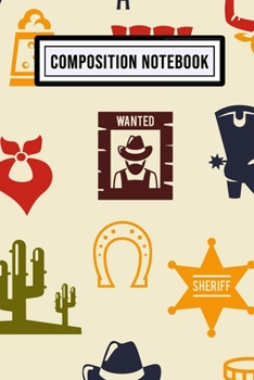 Rodeo Composition Notebook: Rodeo Blank Lined Paper Composition Notebook /  Journal | 110 Pages | Pocket Size 6x9