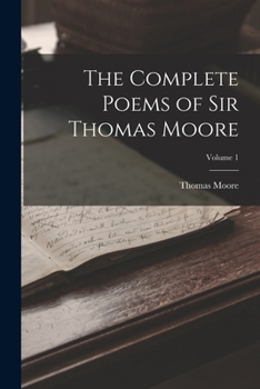 Paperback The Complete Poems of Sir Thomas Moore; Volume 1 Book
