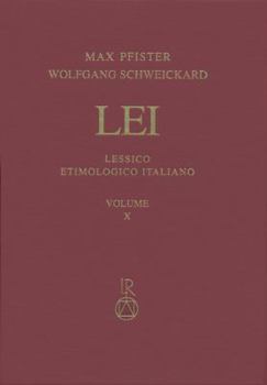 Hardcover Lessico Etimologico Italiano. Band 10 (X): Cambire-Capitalis [Italian] Book