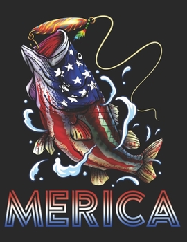 Merica: American Flag Bass Fish 2020 Weekly Planner Calendar Appointment Book