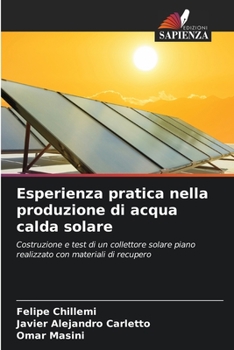 Paperback Esperienza pratica nella produzione di acqua calda solare [Italian] Book