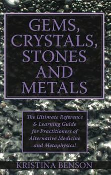 Paperback Gems, Crystals, Stones and Metals Book