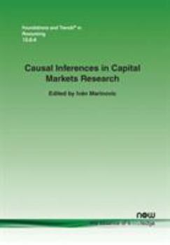 Paperback Causal Inferences in Capital Markets Research Book