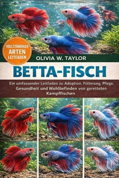 BETTA-FISCH: Ein umfassender Leitfaden zu Adoption, Fütterung, Pflege, Gesundheit und Wohlbefinden von geretteten Kampffischen (German Edition)
