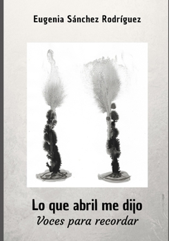 Paperback Lo que abril me dijo: Voces para recordar [Spanish] Book