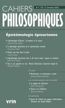 Paperback Epistemologie Epicurienne [French] Book