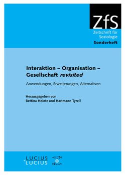 Hardcover Interaktion - Organisation - Gesellschaft revisited [German] Book