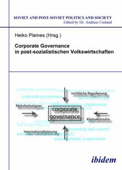 Paperback Corporate Governance in postsozialistischen Volkswirtschaften. [German] Book