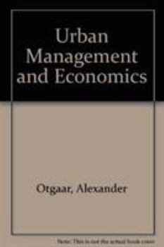 Hardcover Urban Management and Economics Book