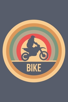 Paperback Bike: Retro Vintage Terminplaner A5 mit Wochenkalender & Monatsplaner 2020 - Geschenk f?r Biker & Motorradfahrer [German] Book