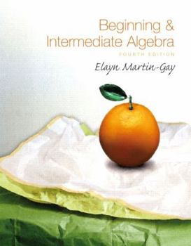 Hardcover Beginning & Intermediate Algebra [With CDROM] Book