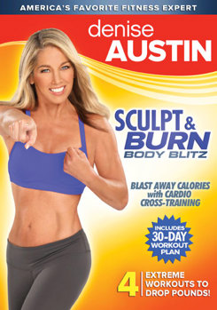 DVD Denise Austin: Sculpt & Burn Body Blitz Book
