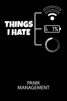 Paperback Thinks I hate 1% - Panik Management: Arbeitsbuch, um seine Angst oder Panik zu verstehen und in den Griff zu bekommen. [German] Book