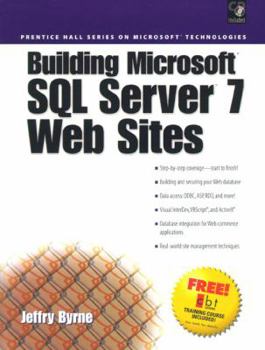 Hardcover Building Microsoft SQL Server [With Includes Extensive Web Development Tools...] Book