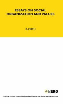 Paperback Essays on Social Organisation and Values (London School of Economics Monographs on Social Anthropology) Book